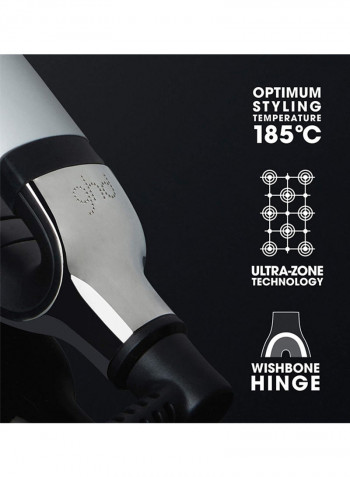 Platinum Plus Hair Straightener White/Black