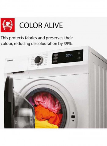 16 Programs Front Load Washing Machine 7 KG 7 kg 2000 W TW-H80S2A White