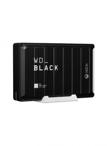 D10 Gaming Desktop Hard Drive For XBOX 12TB Black