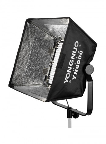 Professional Dimmable LED Video Light 16x16x3inch Black