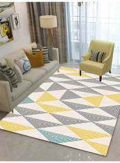 Color Block Non-Skid Mat Multicolour 180x280centimeter