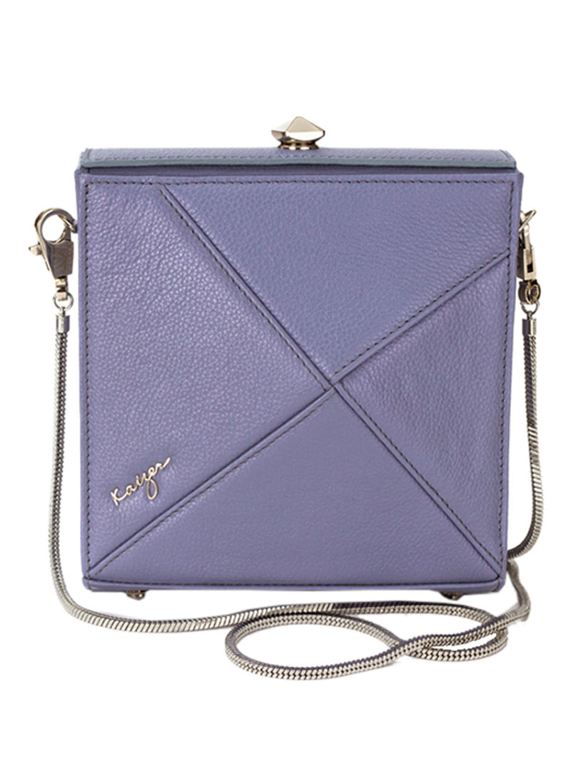 Cosset Leather Crossbody Bag For Women Purple
