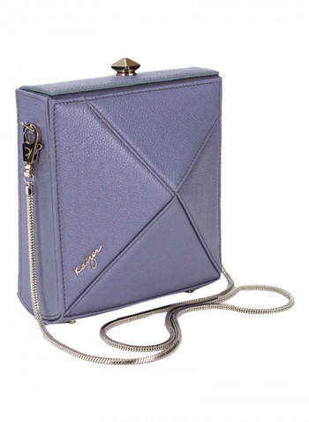 Cosset Leather Crossbody Bag For Women Purple