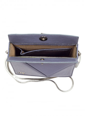 Cosset Leather Crossbody Bag For Women Purple