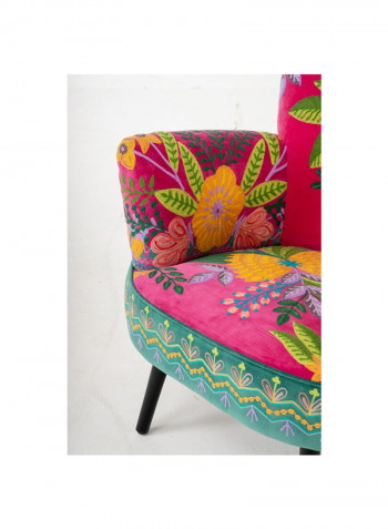 Soft Grace Armchair Pink/Yellow/Green 77x76x83centimeter