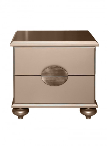 Boston 5 Drawer Cabinet  Gold 80x123x44centimeter