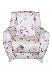 Lale Single Seater Sofa White White 80x88x72centimeter