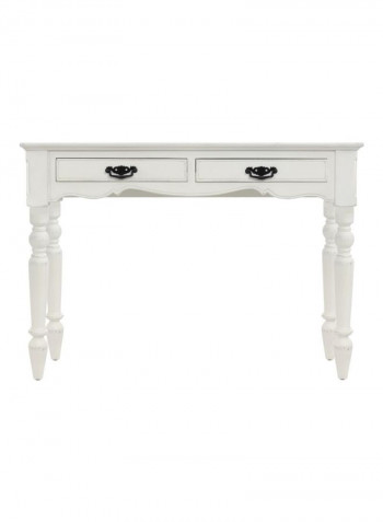 Romance Wooden Dresser White 110x60x77centimeter