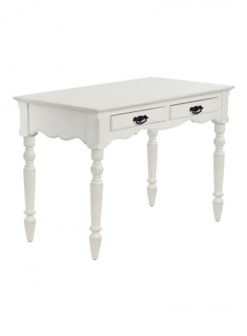 Romance Wooden Dresser White 110x60x77centimeter