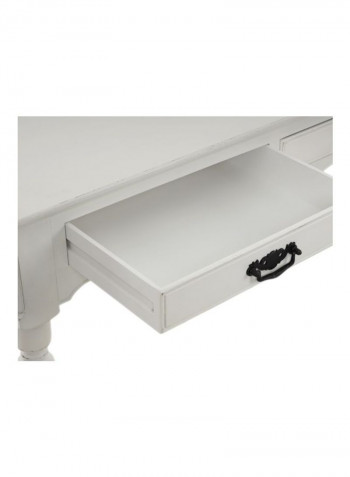 Romance Wooden Dresser White 110x60x77centimeter