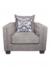 Code Single Seater Arm Chair Grey Grey 103x92x93centimeter