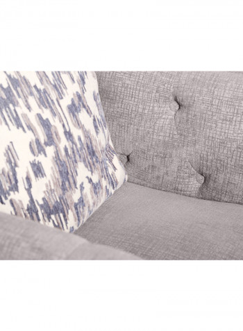 Code Single Seater Arm Chair Grey Grey 103x92x93centimeter