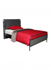 London Single Bed black 120 x 200cm