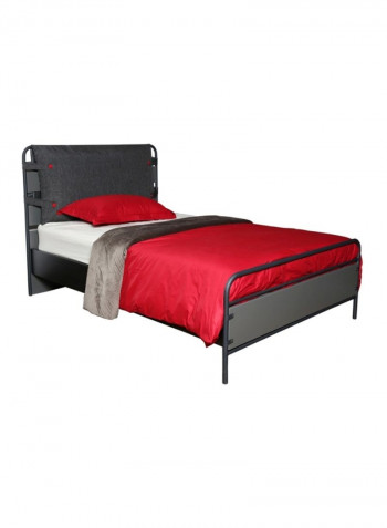 London Single Bed black 120 x 200cm