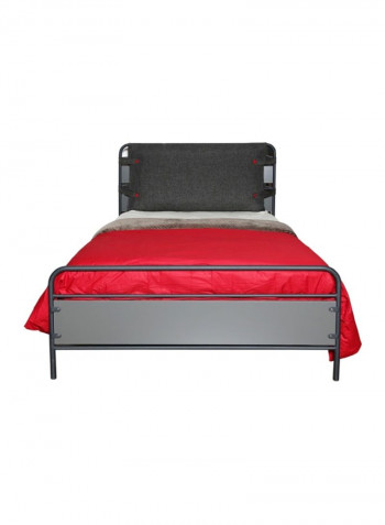 London Single Bed black 120 x 200cm