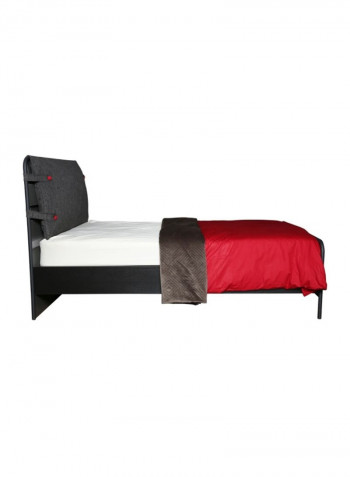 London Single Bed black 120 x 200cm