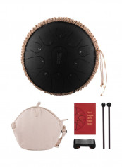 4-Piece Portable Steel Tongue Set With Carry Bag