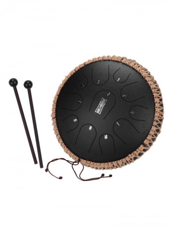 4-Piece Portable Steel Tongue Set With Carry Bag