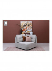 Alabaster Single Seater Sofa Corner White 104x75x104cm