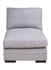 Weltex Arm Less Single Seater Sofa Silver