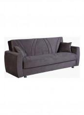 Dahlia Large Sofa Bed With Cushion Brown