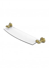 Waverly Place Glass Shelf Clear/Gold 18inch reviews Waverly Place Glass Shelf Clear/Gold 18inch