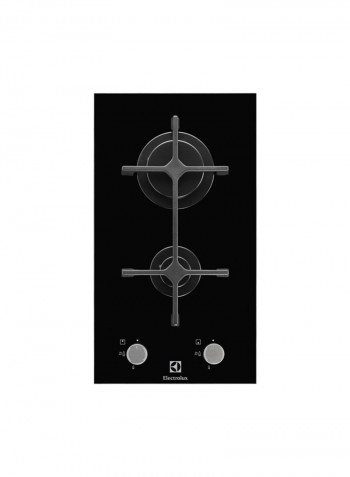 2-Zone Domino Gas Hob 30Cm EGC3322NOK Black