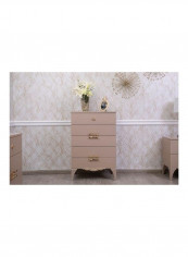 5-Drawer Designer Mastrona Chest Beige