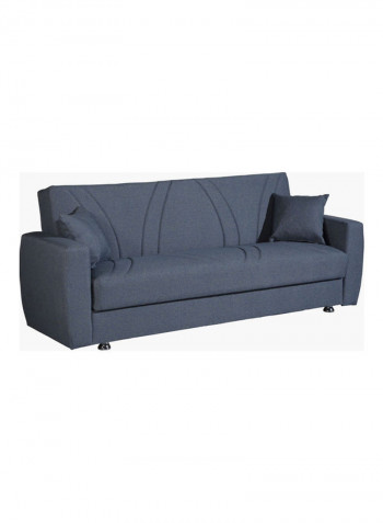 Dahlia Large Sofa Bed With Cushion Blue