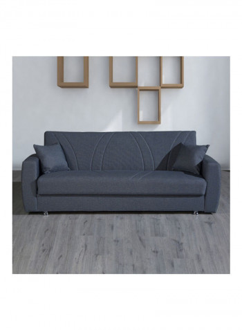 Dahlia Large Sofa Bed With Cushion Blue