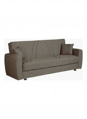 Dahlia Large Sofa Bed With Cushion Brown