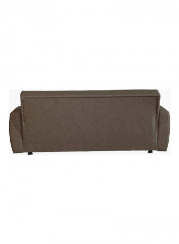 Dahlia Large Sofa Bed With Cushion Brown