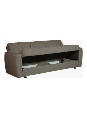 Dahlia Large Sofa Bed With Cushion Brown
