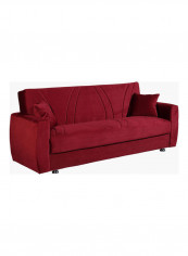 Dahlia Large Sofa Bed With Cushion Red