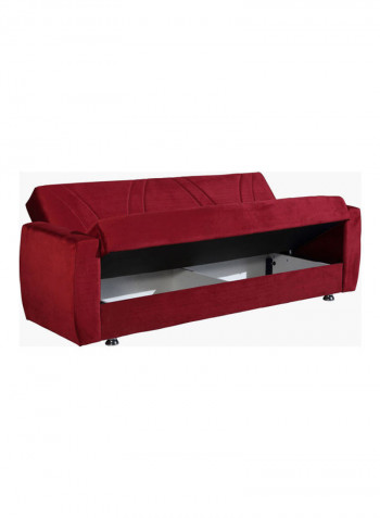 Dahlia Large Sofa Bed With Cushion Red