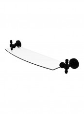Retro Wave Glass Shelf Clear/Black 24inch reviews Retro Wave Glass Shelf Clear/Black 24inch