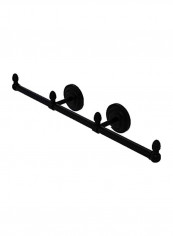 3-Arm Que New Collection Towel Holder Matte Black 22.5x3.3x3.5inch