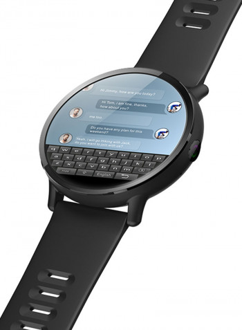 DM19 Bluetooth Sports Bracelet Watch Black