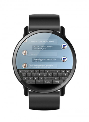 DM19 Bluetooth Sports Bracelet Watch Black