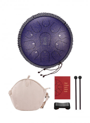 4-Piece Portable Steel Tongue Set With Carry Bag