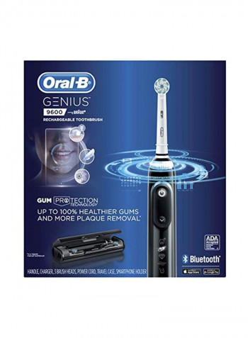 Pack Of 3 Gum Protection Electric Toothbrush Black/White