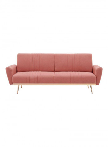 Guiller Fabric Sofabed Pink 210x83x85cm