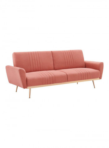 Guiller Fabric Sofabed Pink 210x83x85cm