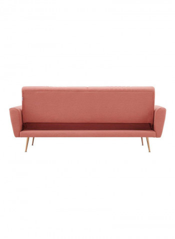 Guiller Fabric Sofabed Pink 210x83x85cm