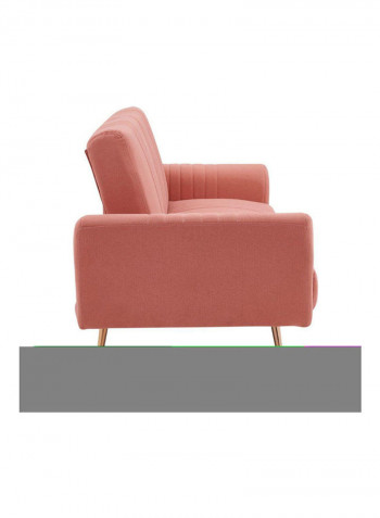 Guiller Fabric Sofabed Pink 210x83x85cm