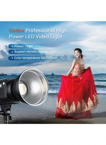 LED Video Photography Light Black