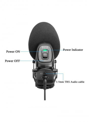 On-Camera Condenser Microphone Kit DD3201 Black/Grey