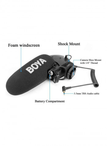 On-Camera Condenser Microphone Kit DD3201 Black/Grey