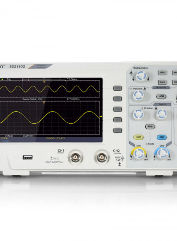 Dual Channel Digital Cathode Ray Oscilloscope multicolor 37.00X11.50X18.00cm