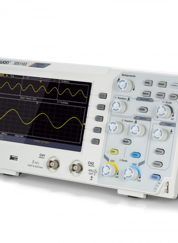 Dual Channel Digital Cathode Ray Oscilloscope multicolor 37.00X11.50X18.00cm